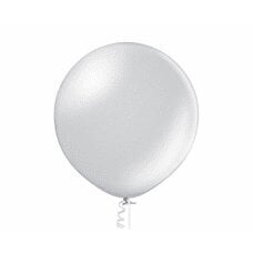 Balons B250, metāliski sudrabains, 1 gab. cena un informācija | Baloni | 220.lv