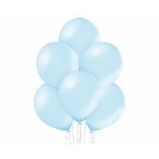 Baloni B85 metāliski gaiši zili, 100 gab. cena un informācija | Baloni | 220.lv