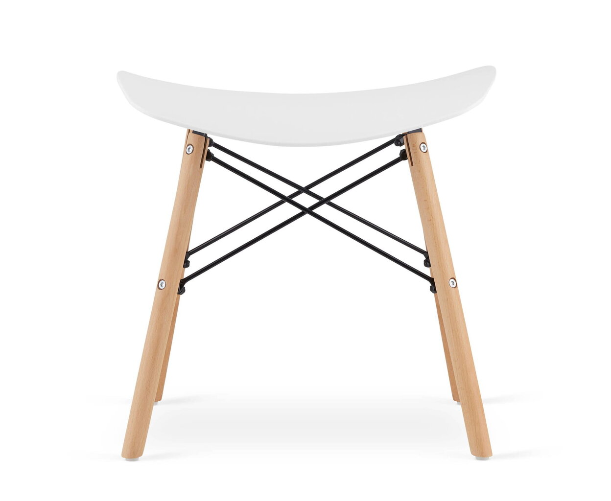 4-u krēslu komplekts Korfu, balts/brūns cena un informācija | Virtuves un ēdamistabas krēsli | 220.lv