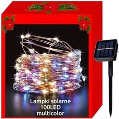 Gaismas vītne ārā 100 LED ūdensizturīgs 11393 cena un informācija | Ziemassvētku lampiņas, LED virtenes | 220.lv