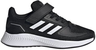Adidas Apavi Runfalcon 2.0 El K Black GX3530 GX3530/2 цена и информация | Детская спортивная обувь | 220.lv