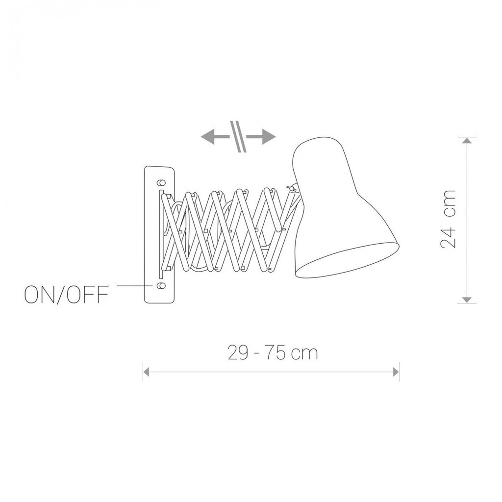 Nowodvorski Lighting sienas lampa Harmony 6868 cena un informācija | Sienas lampas | 220.lv