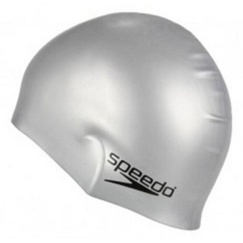 Swimming Cap Speedo Plain Flat: Krāsa - Sudraba cena un informācija | Peldcepures | 220.lv