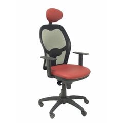 Biroja krēsls ar galvas balstu Jorquera malla Piqueras y Crespo NSPGRAC, sarkanbrūns cena un informācija | Biroja krēsli | 220.lv