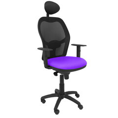 Biroja krēsls ar galvas balstu Jorquera Piqueras y Crespo BALI82C, ceriņu krāsā cena un informācija | Biroja krēsli | 220.lv