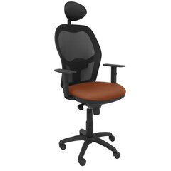 Biroja krēsls ar galvas balstu Jorquera Piqueras y Crespo ALI363C, brūns cena un informācija | Biroja krēsli | 220.lv