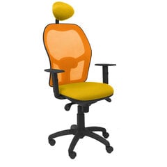 Biroja krēsls ar galvas balstu Jorquera Piqueras y Crespo ALI100C, dzeltens cena un informācija | Biroja krēsli | 220.lv