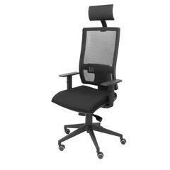 Офисное кресло с подголовником Horna bali Piqueras y Crespo BALI840, черное цена и информация | Офисные кресла | 220.lv