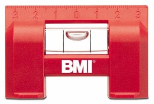 BMI Plastmasas līmeņrādis ligzdām ar magnētu 70 mm цена и информация | Механические инструменты | 220.lv