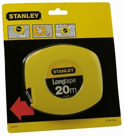 Stanley C / korpusa tērauda lente 20M 0 34 105 cena un informācija | Rokas instrumenti | 220.lv