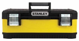 STANLEY instrumentu kaste ar lieljaudas metāla aizbīdni, pārnēsājama paplāte darbarīkiem un mazām detaļām, 26 collas, 1-95-614 cena un informācija | Instrumentu kastes | 220.lv