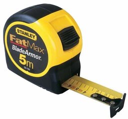STANLEY 0-33-811 FATMAX Classic lente ar lāpstiņu bruņām, tikai 10 m metriska цена и информация | Механические инструменты | 220.lv