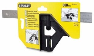 STANLEY metāla stūrī, 300mm / 12 " cena un informācija | Rokas instrumenti | 220.lv
