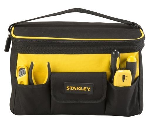 Stanley STST1-73615 instrumentu soma ar jostu, melna / dzeltena cena un informācija | Instrumentu kastes | 220.lv