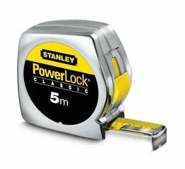 Stanley Powerloka noteikums 8M 0 33 198 cena un informācija | Rokas instrumenti | 220.lv