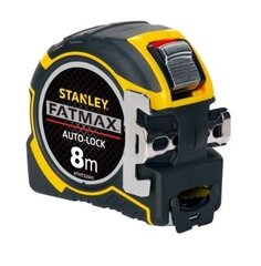 STANLEY XTHT0-33501 FATMAX automātiskās bloķēšanas lente, tikai 8 m metriska, dzeltena/melna cena un informācija | Rokas instrumenti | 220.lv