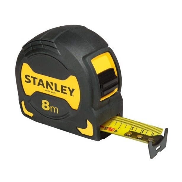 Stanley STHT0-33559 Grip Tape Measure, dzeltens / melns, 3 mx 19 mm цена и информация | Rokas instrumenti | 220.lv