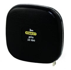 Рулетка Stanley 0-32-100 "PLA", желто-черная, 3 м / 6,35 мм цена и информация | Механические инструменты | 220.lv