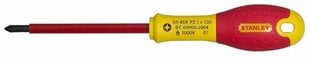 Отвертка Stanley 0-65-419 Fat Max с изоляцией Pz Pz2X125Mm-красный и желтый цена и информация | Механические инструменты | 220.lv