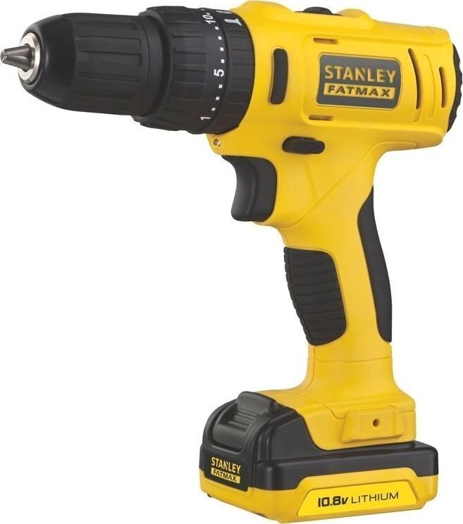 STANLEY FMC021S2-QW Taladro Perhout 10.8V 26Nm ar 2 baterijām 1.5Ah цена и информация | Skrūvgrieži, urbjmašīnas | 220.lv