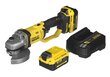 STANLEY SFMCG400M2K-QW Mini-Amoladora V20 18V 125mm ar 2 akumulatoriem Li-Ion 4Ah цена и информация | Slīpmašīnas | 220.lv