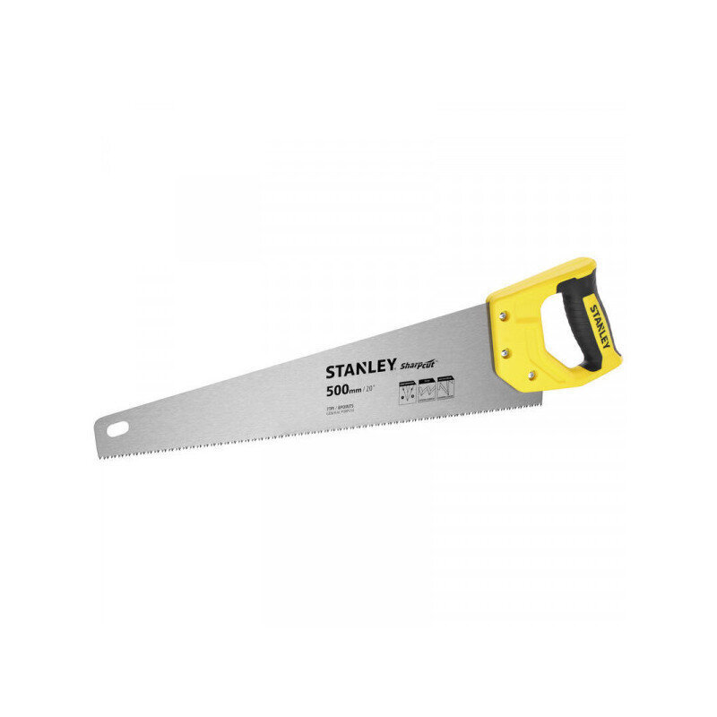 STANLEY STHT20367-1 Serrucho Universal 20 ”/ 500mm 7TPI, Daudzkrāsains cena un informācija | Rokas instrumenti | 220.lv