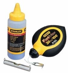 Stanley 333350-STX Fat Max Chalk Line komplekts 0-47-681 cena un informācija | Rokas instrumenti | 220.lv