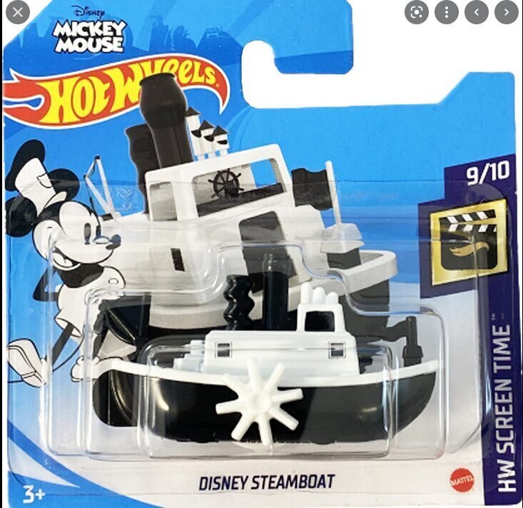 2022 - 035 - HCT56 Hot Wheels DISNEY STEAMBOAT cena un informācija | Rotaļlietas zēniem | 220.lv