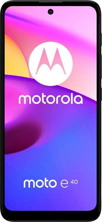 Motorola Moto E40, 64 GB, Dual SIM, Carbon Gray цена и информация | Mobilie telefoni | 220.lv
