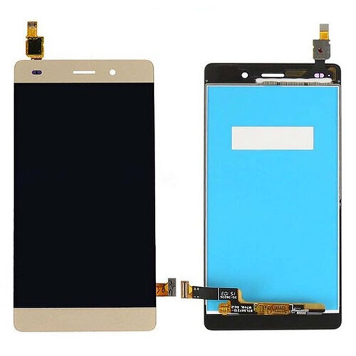 Ekrāns LCD Huawei P8 Lite (zeltains) restaurēts cena un informācija | Telefonu rezerves daļas un instrumenti to remontam | 220.lv