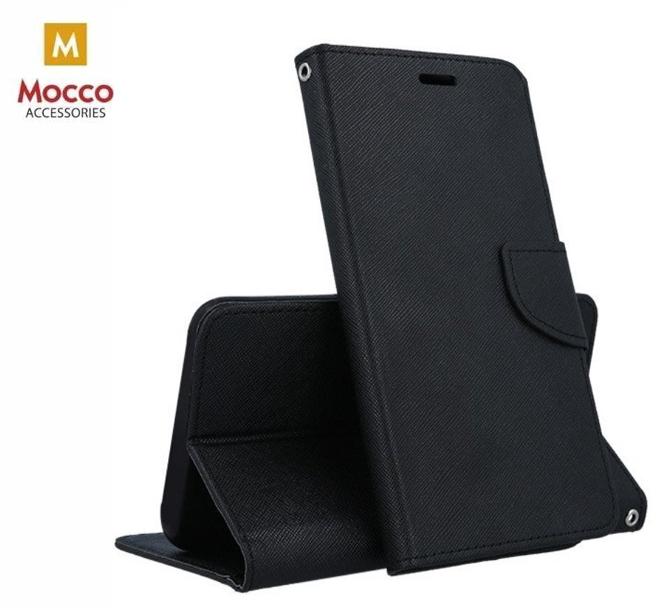 Mocco Fancy Book Case Grāmatveida Maks Telefonam Samsung N770 Galaxy Note 10 Lite Melns цена и информация | Telefonu vāciņi, maciņi | 220.lv