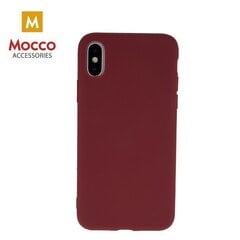 Mocco Ultra Slim Soft Matte 0.3 mm Матовый Силиконовый чехол для Xiaomi Mi Note 10 / Mi Note 10 Pro / Mi CC9 Темно Красный цена и информация | Чехлы для телефонов | 220.lv