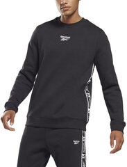 Reebok Джемпер Ri Tape Crew Black HB5974 HB5974/S цена и информация | Мужские толстовки | 220.lv