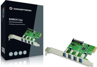 PCI Karte Conceptronic EMRICK02G cena un informācija | Kontrolieri | 220.lv
