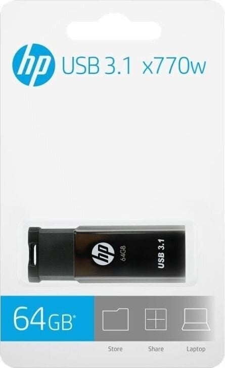 HP HPFD770W-64 цена и информация | USB Atmiņas kartes | 220.lv