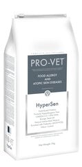 HyperSen 3kg- Pro Vet. Kaķiem. Veterinārā barība ir īpašam nolūkam paredzēta pārtika, kas paredzēta pārtikas jutīguma un atopijas ārstēšanai. cena un informācija | Sausā barība kaķiem | 220.lv