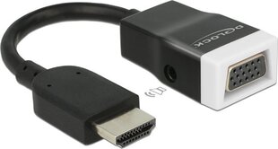 Delock 65587, HDMI-A M/VGA F Audio cena un informācija | Kabeļi un vadi | 220.lv