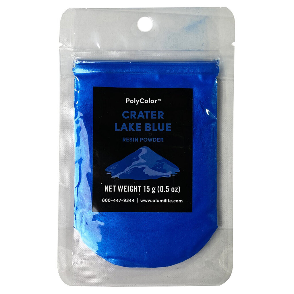 PolyColor perlamutra pigments Creater Lake Blue 15g cena un informācija | Modelēšanas un zīmēšanas piederumi | 220.lv