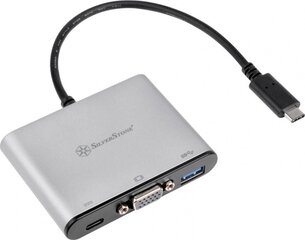 USB Centrmezgls Silverstone SST-EP06C cena un informācija | Adapteri un USB centrmezgli | 220.lv