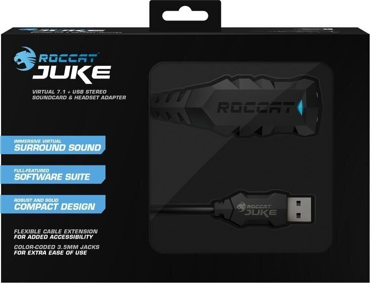 Roccat skaņas karte Juke 7.1 (ROC-14-111) цена и информация | Skaņas kartes | 220.lv