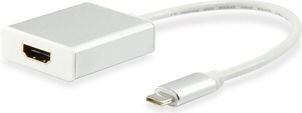 Equip 133452, USB-C/HDMI, 15 cm cena un informācija | Kabeļi un vadi | 220.lv