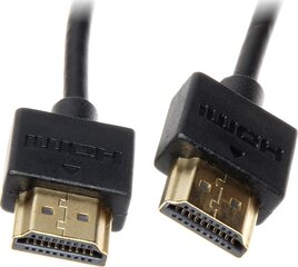 NoName HDMI-2.0/SLIM cena un informācija | Kabeļi un vadi | 220.lv