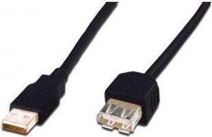 Assmann AK-300202-050-S, USB-A M/F, 5 м цена и информация | Кабели и провода | 220.lv