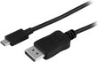 StarTech CDP2DPMM6B USB-C, 1.8 m cena un informācija | Kabeļi un vadi | 220.lv