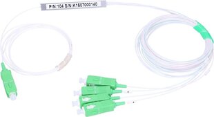 Extralink EX.3470, 1:4 PLC SC/APC, 1 м цена и информация | Кабели и провода | 220.lv