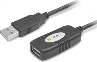 USB-удлинитель Techly HI-SPEED USB 2.0 A-A M/F, до 10м цена и информация | Адаптеры и USB разветвители | 220.lv