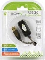 USB-удлинитель Techly HI-SPEED USB 2.0 A-A M/F, до 10м цена и информация | Адаптеры и USB разветвители | 220.lv