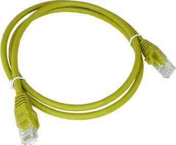 Alantec KKU5ZOL, Cat5e U/UTP, 0.25 m cena un informācija | Kabeļi un vadi | 220.lv