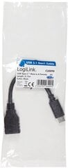 LogiLink CU0098 kabelis cena un informācija | Kabeļi un vadi | 220.lv