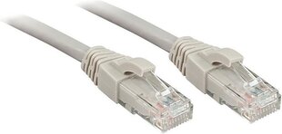 KABELIS CAT6 U/UTP 5M/GREY 48005 LINDY cena un informācija | Kabeļi un vadi | 220.lv